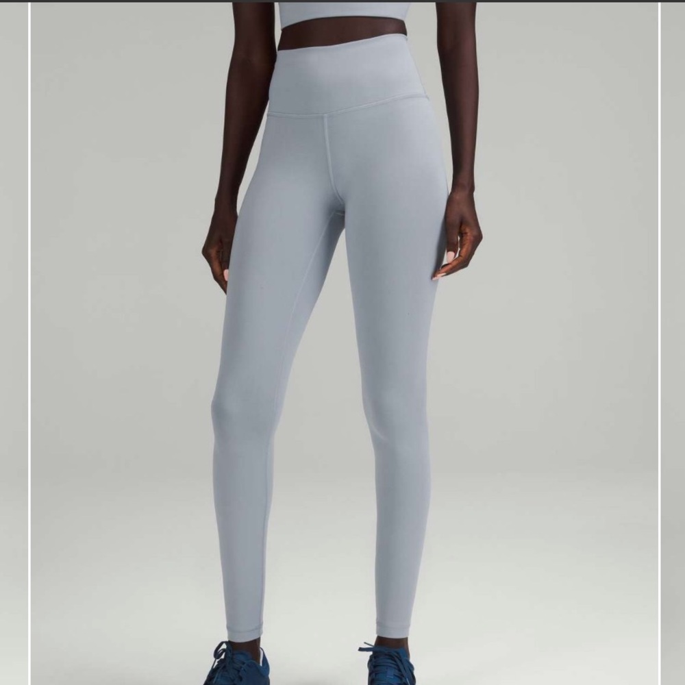 Lululemon Leggings Chambray Wunder Train Contour Fit High-Rise - Size 2